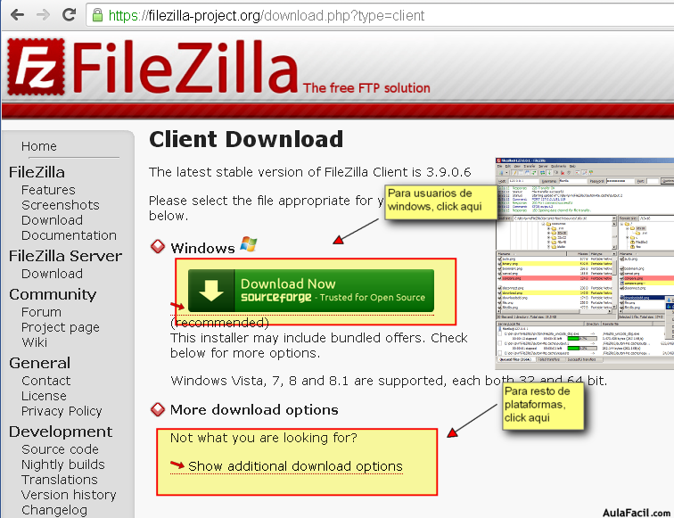 descargar filezilla