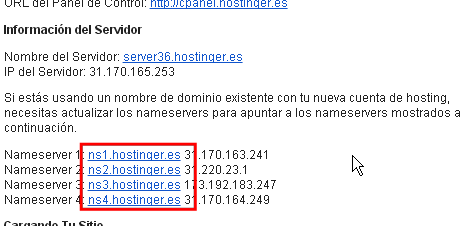 dns hostinger