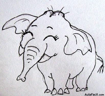 Caricatura humorística - Elefante-3