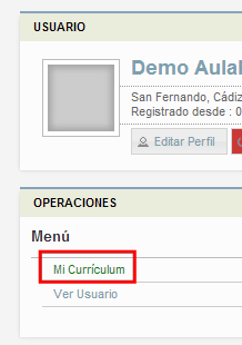 Click en mi currículum