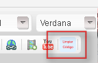 Icono de Limpiar Código o Limpiar Formato