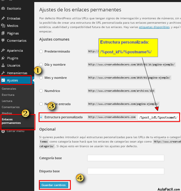 configurar url amigable