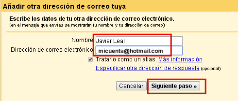 escribir email de hotmail