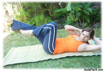 Pilates - Abdominales cruzados