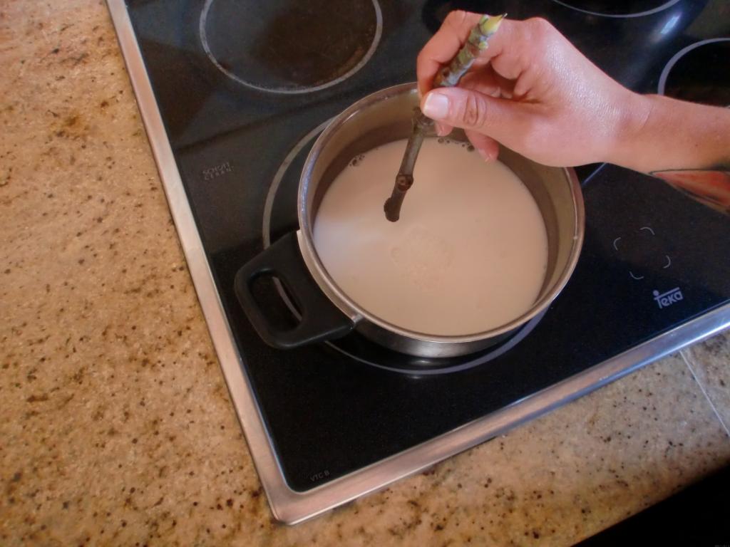 cuajado de la leche con látex higuera