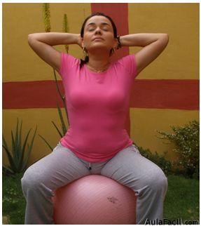 pilates con pelota