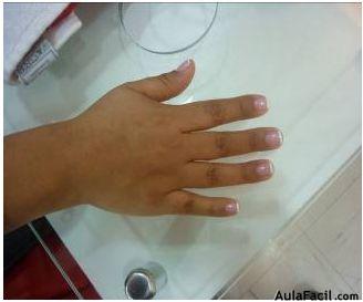 manicura francesa