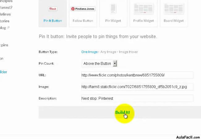 Build it Pinterest