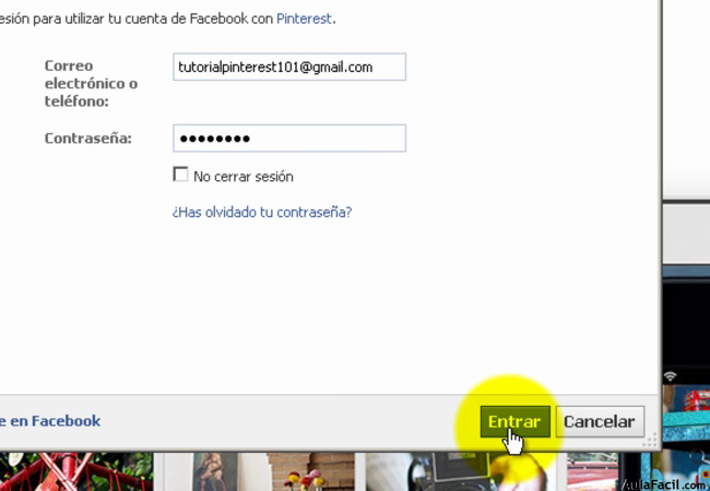 Hacer colic en Entrar