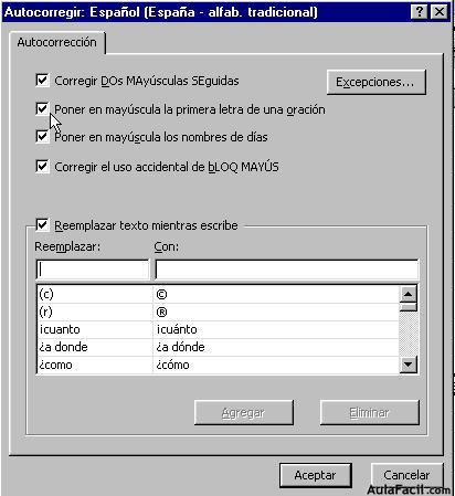 autocorregir