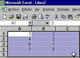 SUMAS EN FILAS Y COLUMNAS