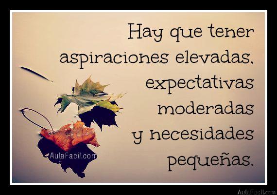 aspiraciones