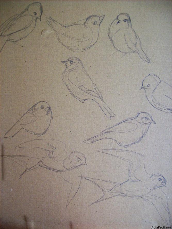 mural pájaros
