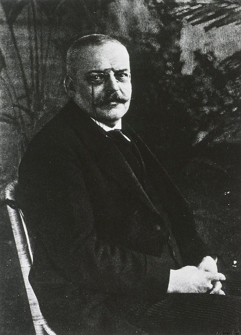 Alois Alzheimer, descubridor de la enfermedad.