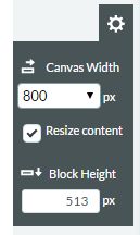 setting blocks piktochart