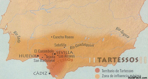 mapa tartessos