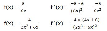 derivada de una constante