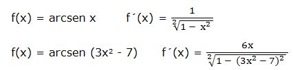 derivada del arcoseno