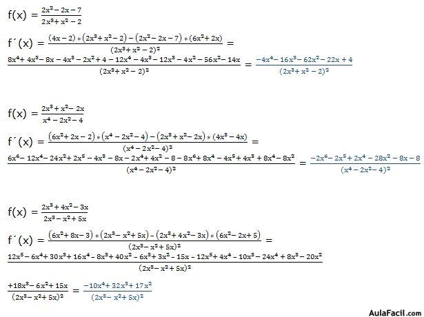 derivada de un cociente 5