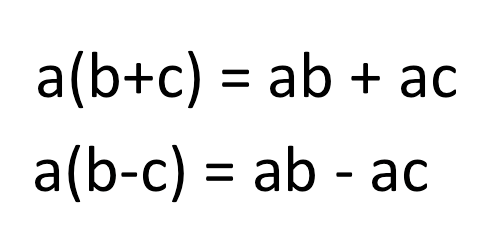 Ley Distributiva de la multiplicacion