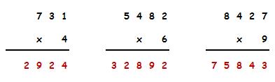 multiplicaciones