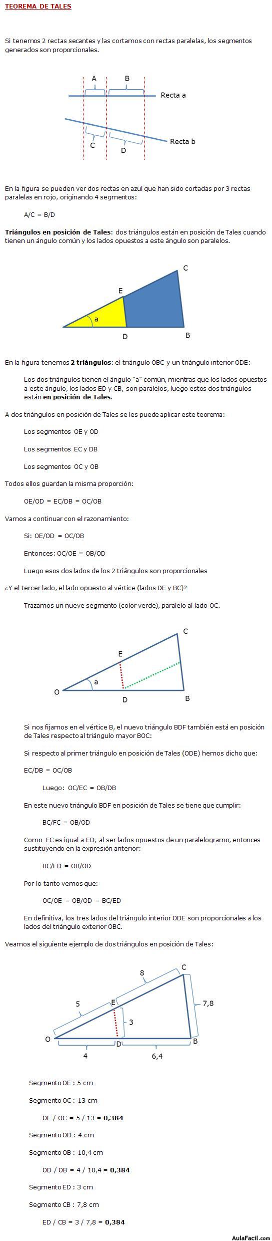 Teorema de Tales