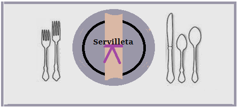 Servilleta lazo