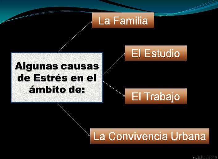 Causas del Estrés según los ámbitos