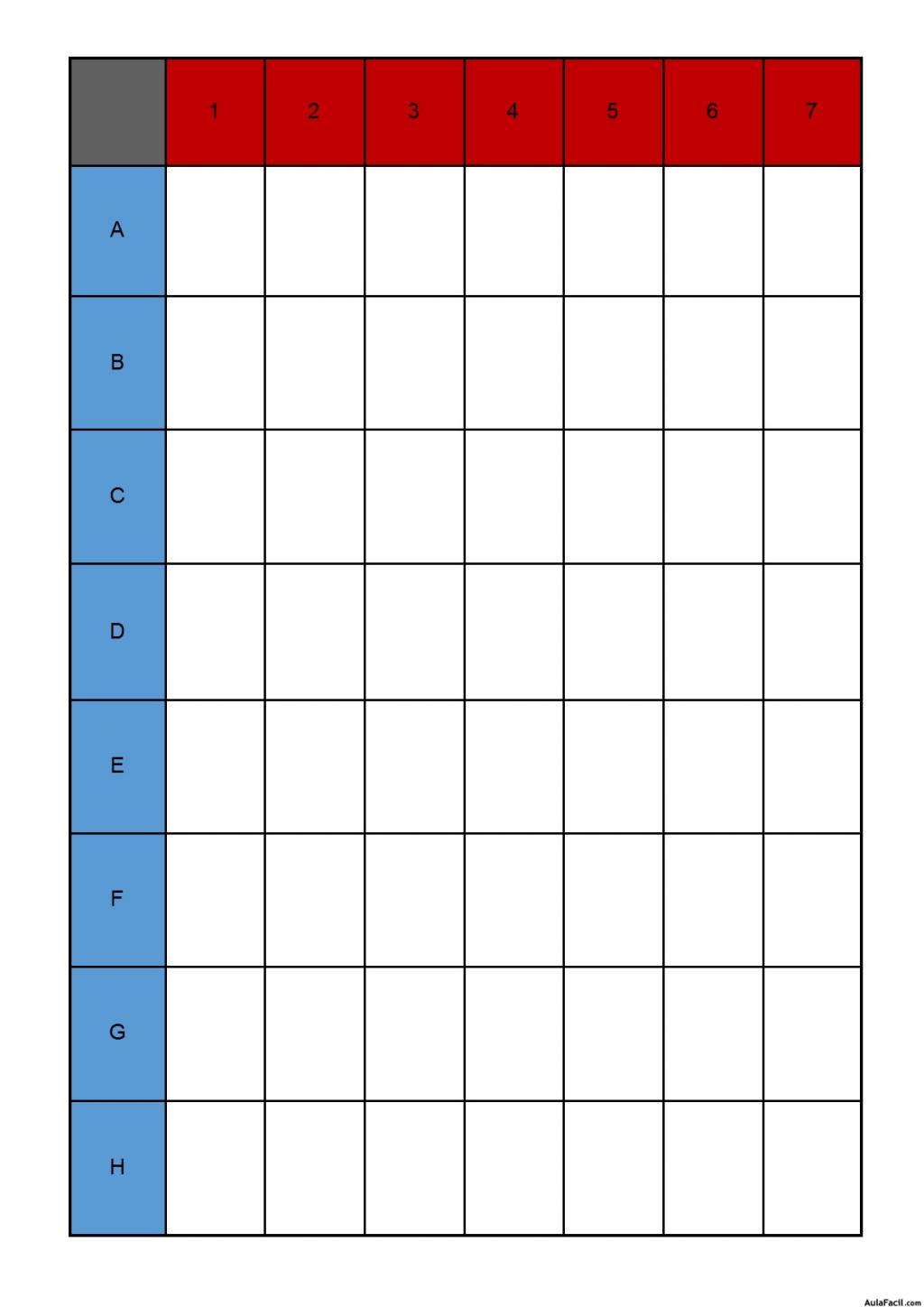 Tabla ejercicios