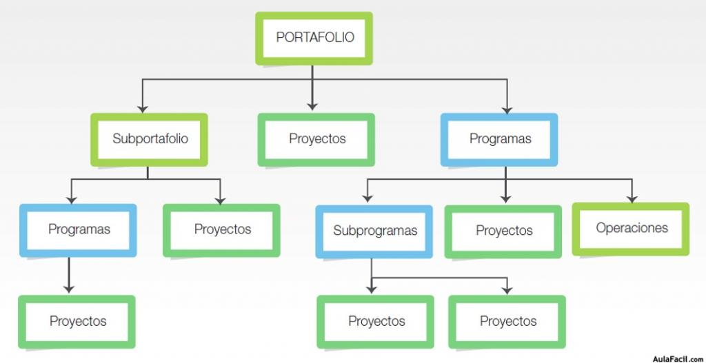 Organigrama de un Portafolio de Proyectos