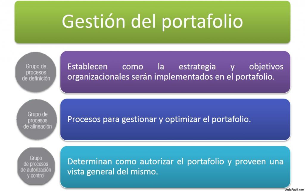 Grupos de Proceso de la Dirección de Portafolio de Proyectos