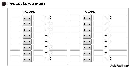 operaciones