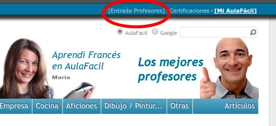 Link Profesores