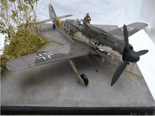 Diorama con aviones