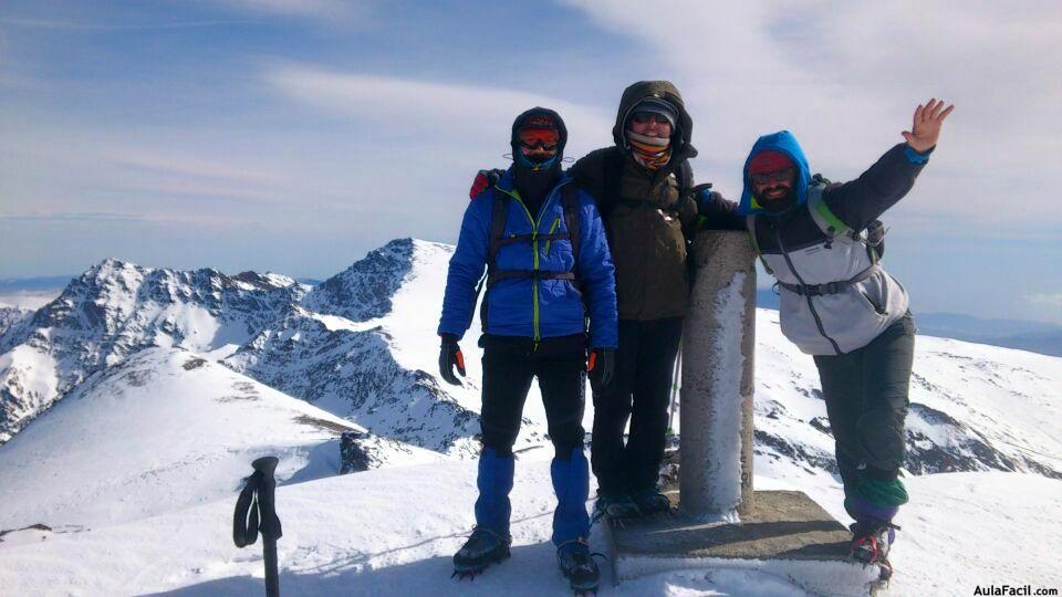 Subida al Veleta Granada Franky, Antonio, Carlos y un servido