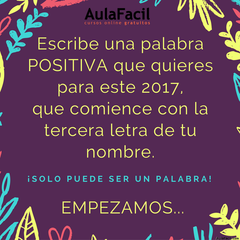 PensamientoPositivo PalabraPositiva AulaFacil1