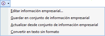 2 Opciones de información