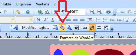 Formato de WordArt