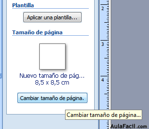 Ajustar el tamaño de la página