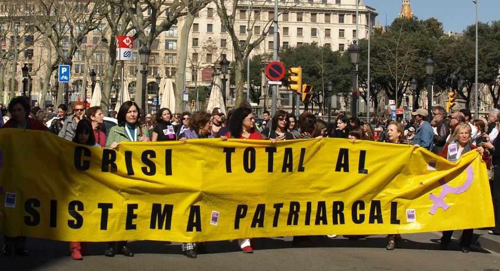 2009 International Women's Day in Barcelona protest 02
