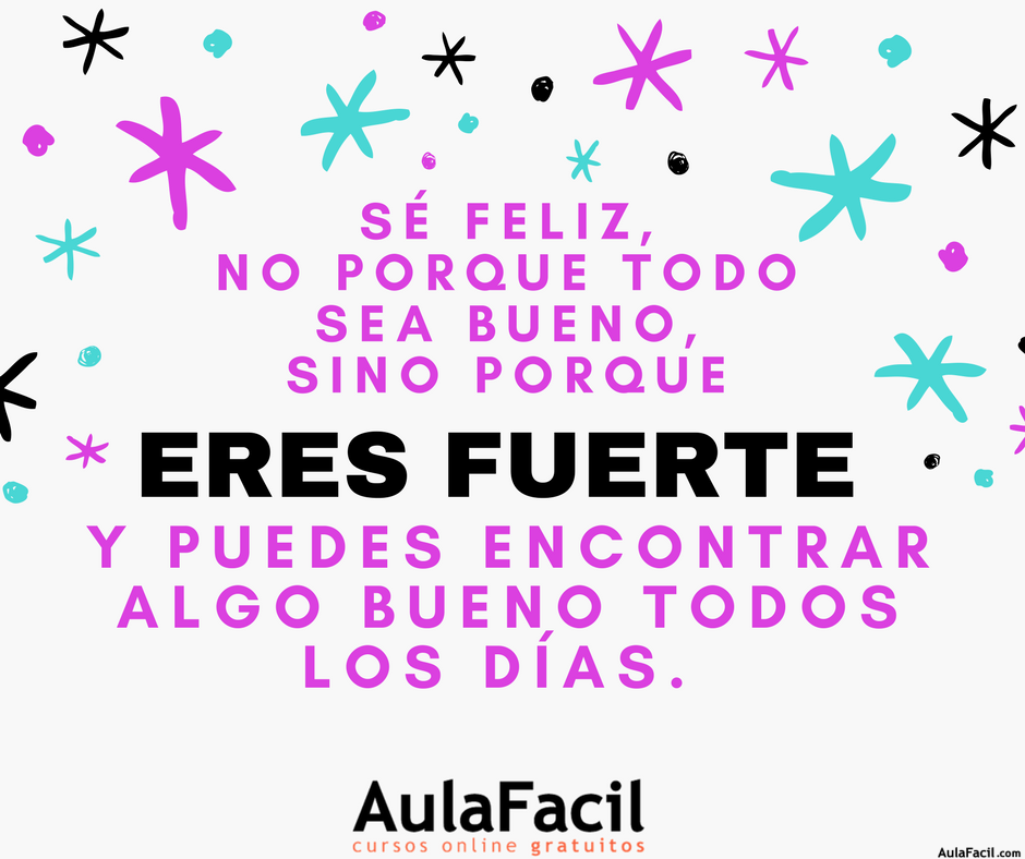 PensamientoPositivo SeFeliz AulaFacil