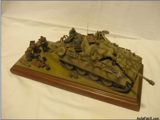 Diorama con el Panther Ausf. D