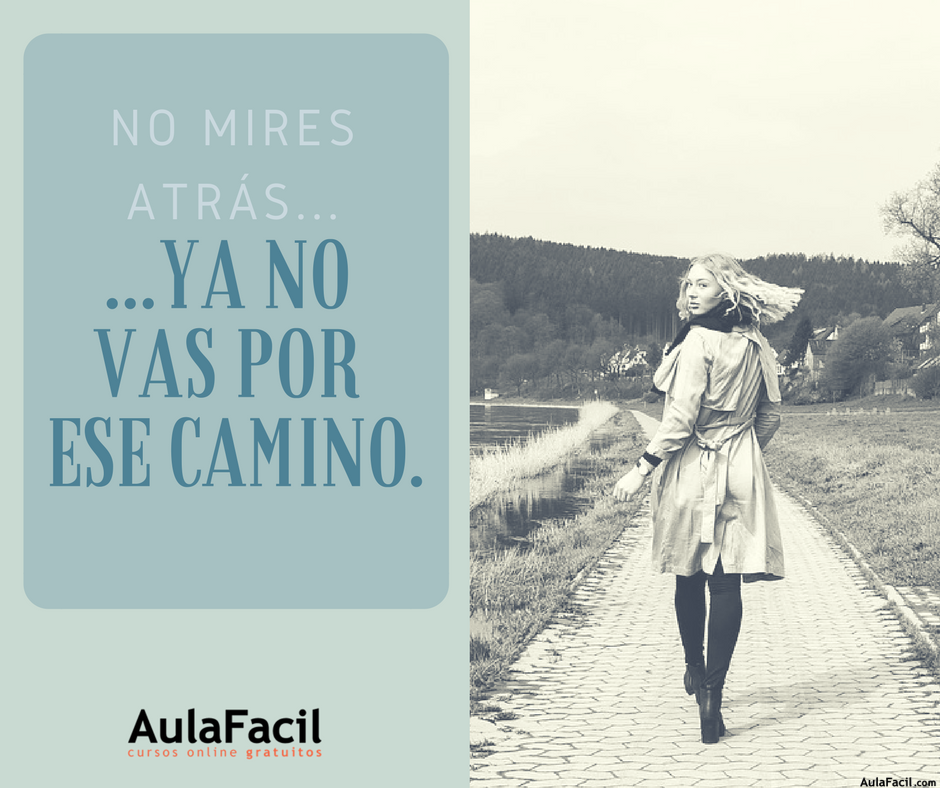 PensamientoPositivo NoMiresAtras AulaFacil