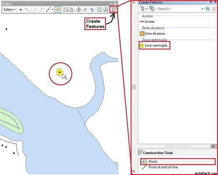 Create Features Zona restingida