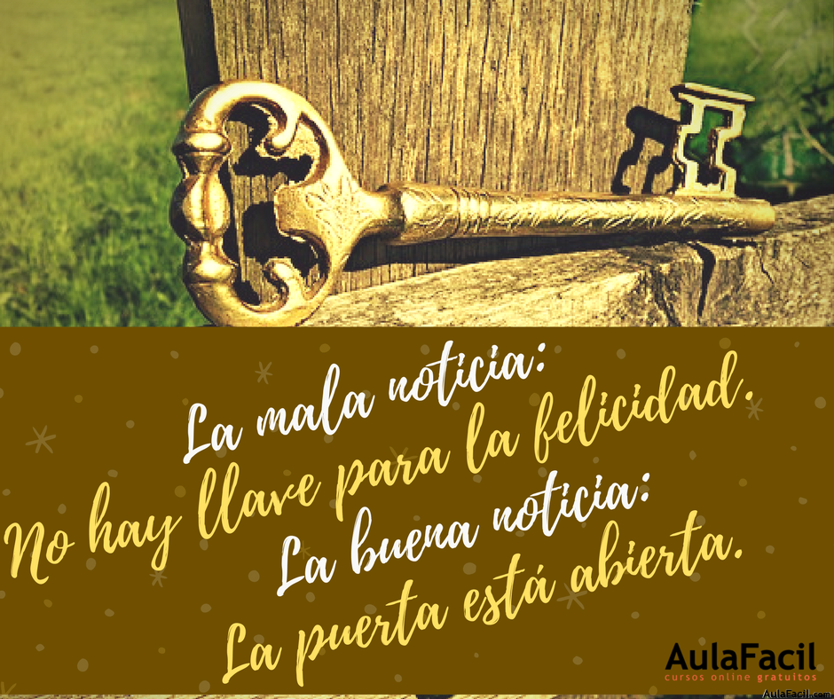 PensamientoPositivo PuertaFelicidad AulaFacil