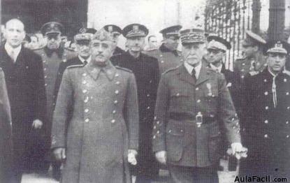 FRANCO Y PETAIN