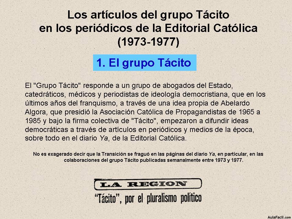 GRUPO TACITO