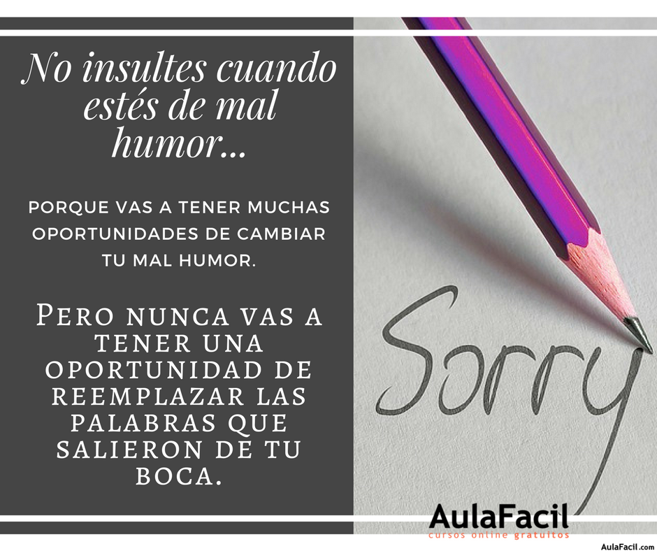 PensamientoPositivo NoInsultes AulaFacil