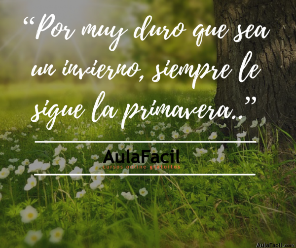 PensamientoPositivo Primavera AulaFacil