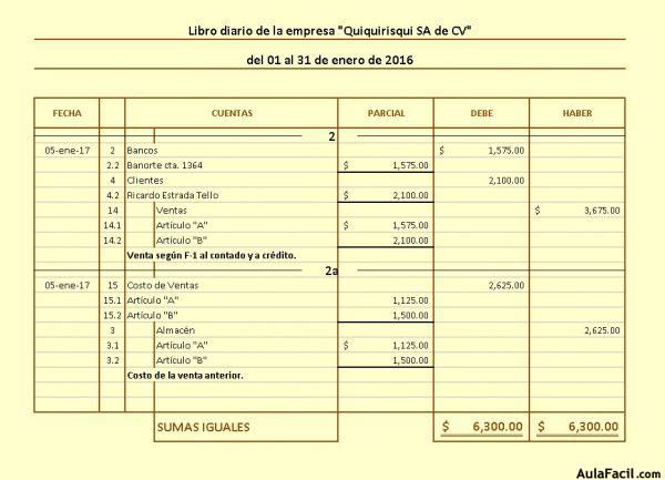 Asiento 2 Diario